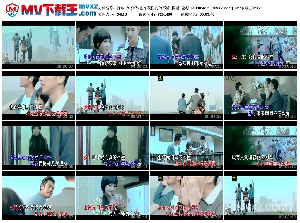 陈瑞_陈少华-也许我们真的不懂_国语_流行_MD305653
